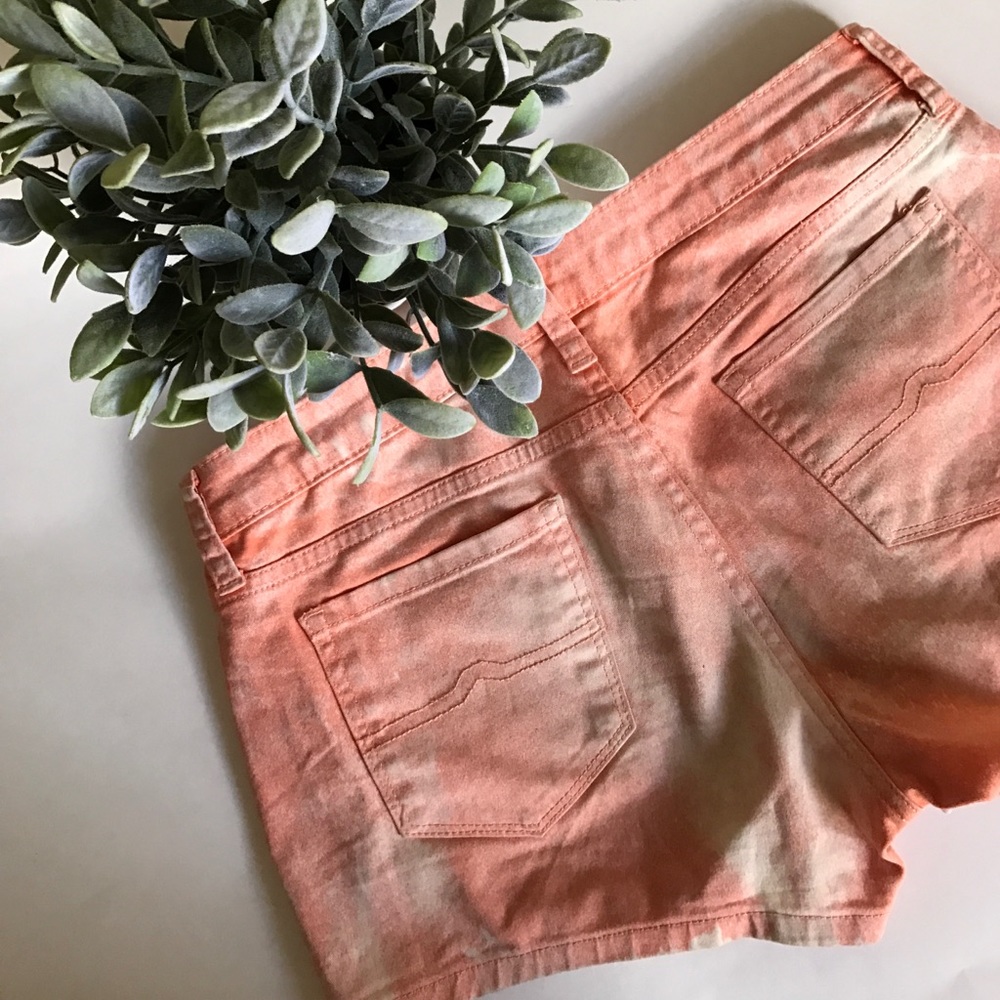 Faded Orange Short Shorts - Picture 5 of 6