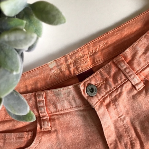 Faded Orange Short Shorts - Picture 2 of 6