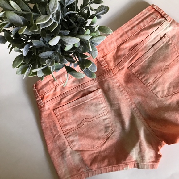 Faded Orange Short Shorts - Picture 5 of 6