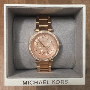 NIB Michael Kors Rose Gold Watch