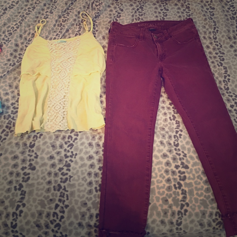 American eagle capris