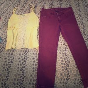 American eagle capris