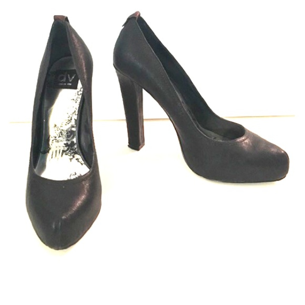 Black Dolce Vita platform heels