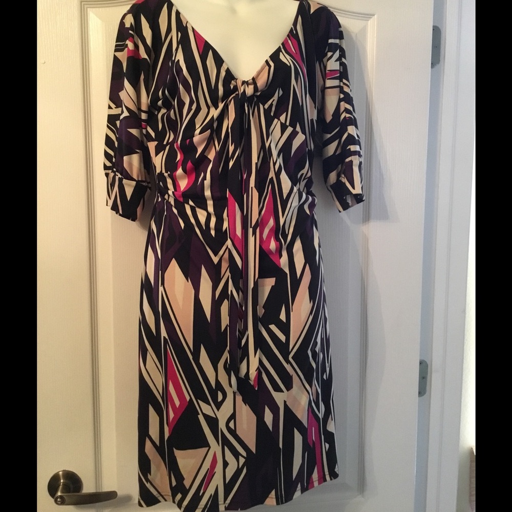 EUC DVF multicolored dress
