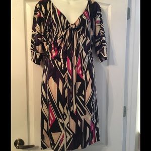 EUC DVF multicolored dress