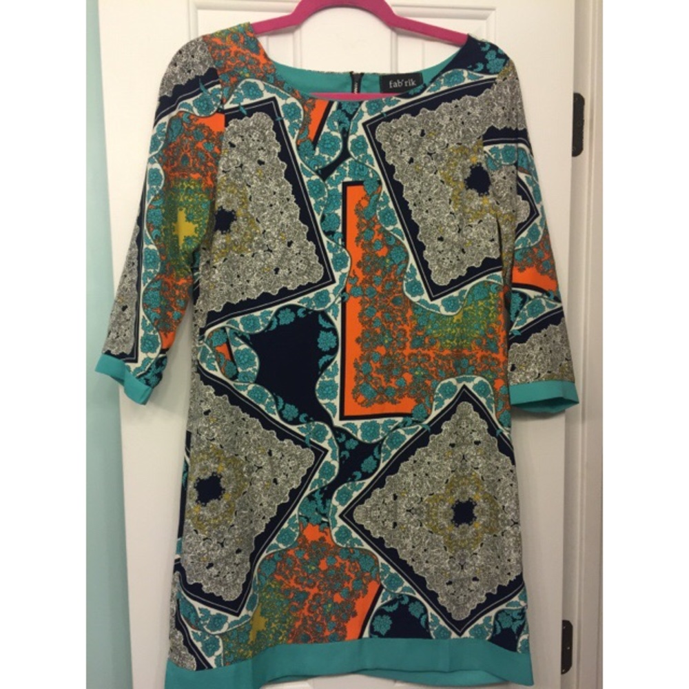 3 quarter length sleeve dress