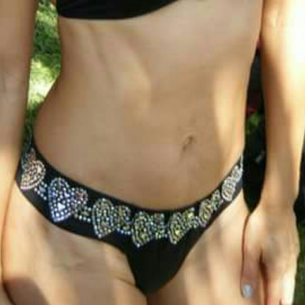Sexy Beach Bunny Black Bikini