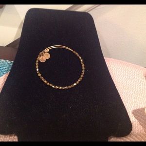Alex and Ani copper color bead bracelet.