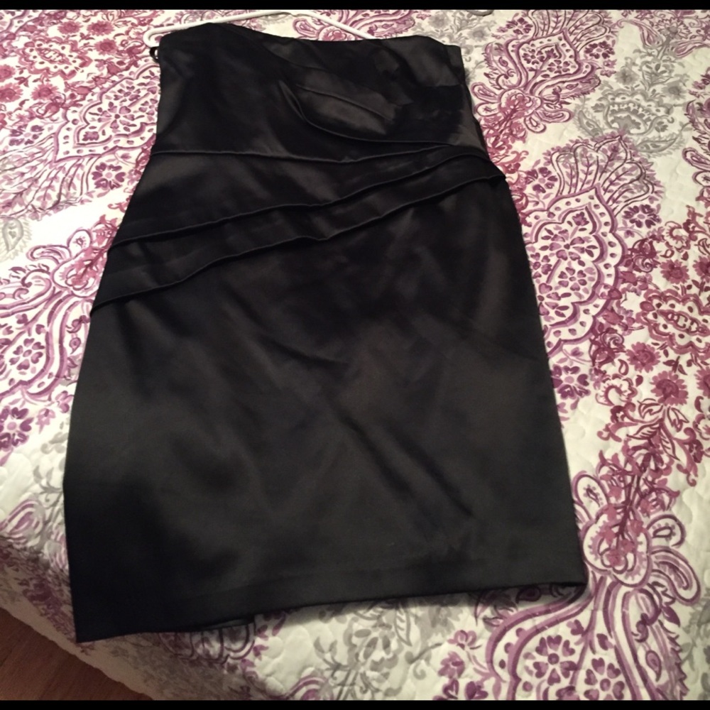 Black cocktail dress