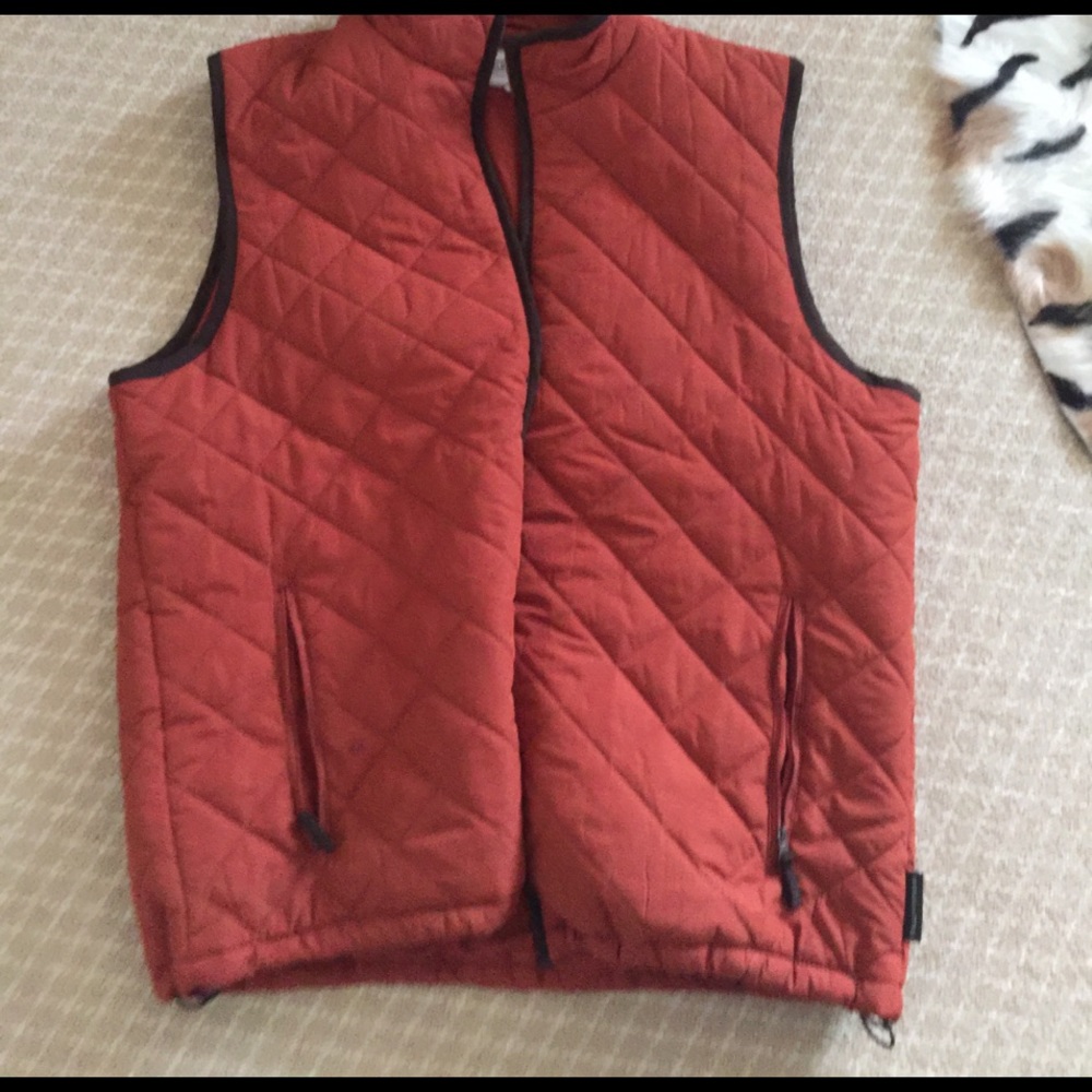 Burnt orange vest