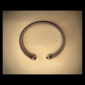 David Yurman Classic Cable Bracelet, Black Onyx