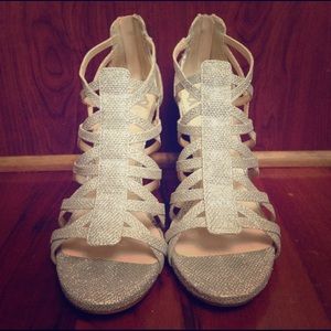 Fergalicious Silver Hattie Dress sandals