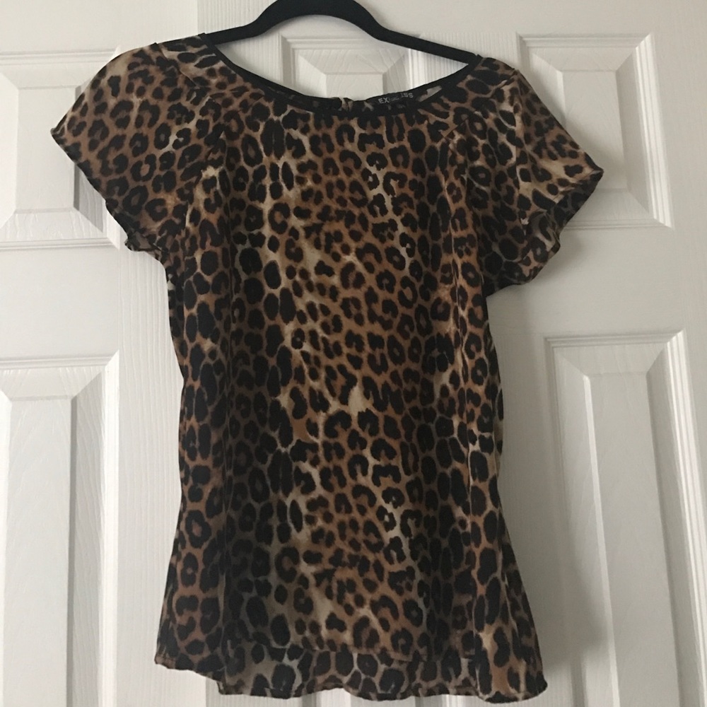 Leopard Print Blouse