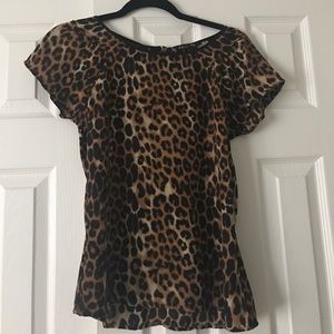 Leopard Print Blouse