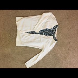 White Longsleeved Cardigan