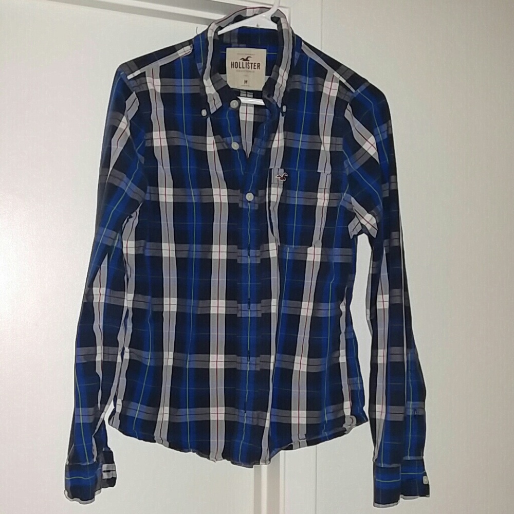 Button down blue shirt