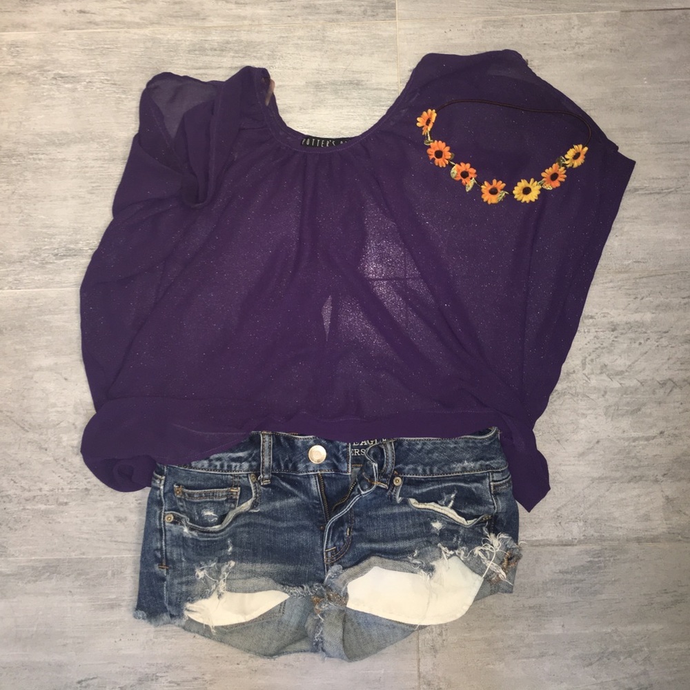 💥Purple subtle glitter + Extra?!💥