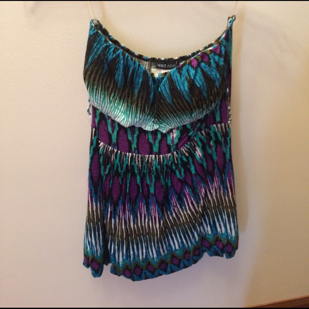 Strapless blouse size Medium