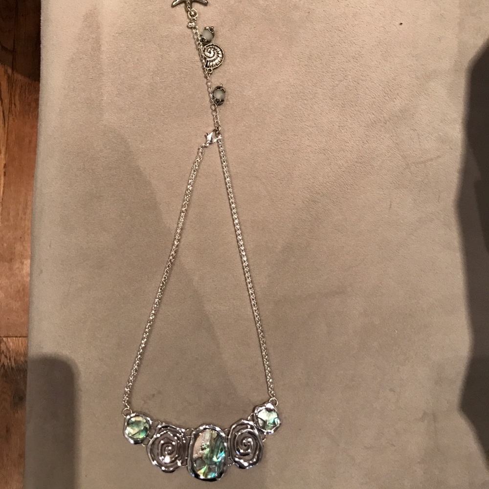 Beautiful Sea Stone Necklace - Picture 2 of 3