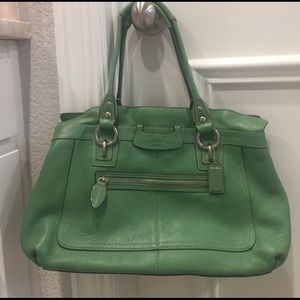Coach Green Purse