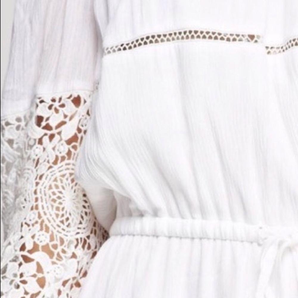 🎉 HOST PICK 🎉 White Lace Off-Shoulder Dress - Picture 3 of 4