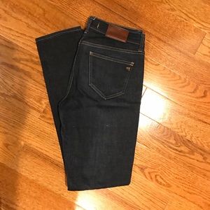 Madewell Alley Straight - Size 26, Dark Wash
