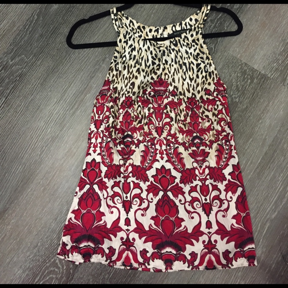 Whitehouse Blackmarket Silk Stretch Top Size 8