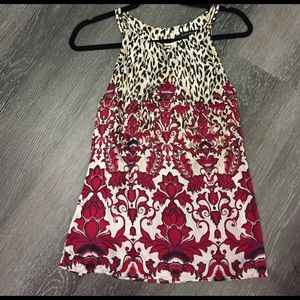 Whitehouse Blackmarket Silk Stretch Top Size 8