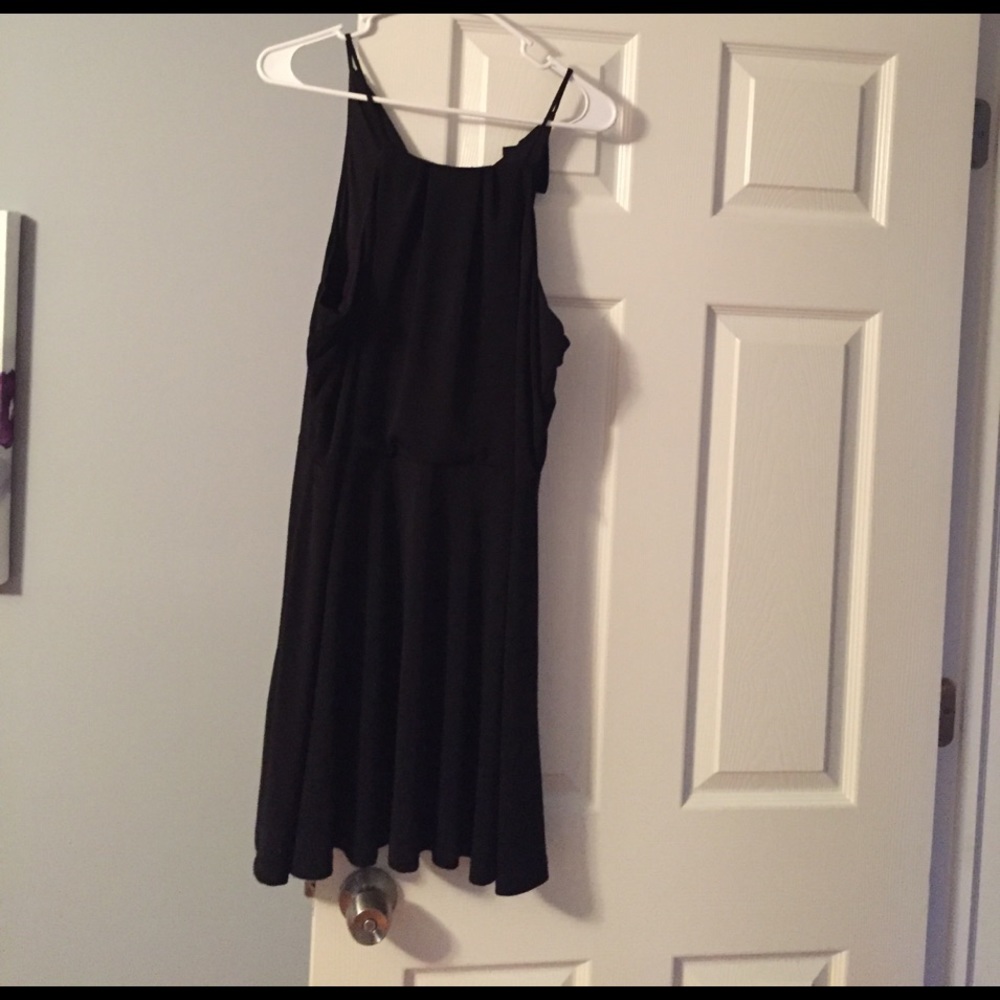 Black Halter Dress