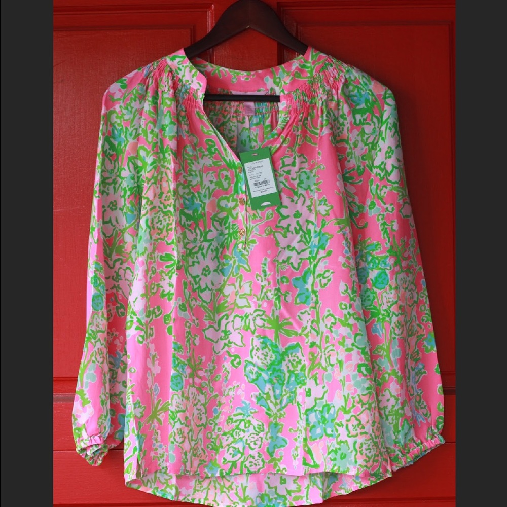 Lilly Pulitzer Elsa top in Southern Charm FP
