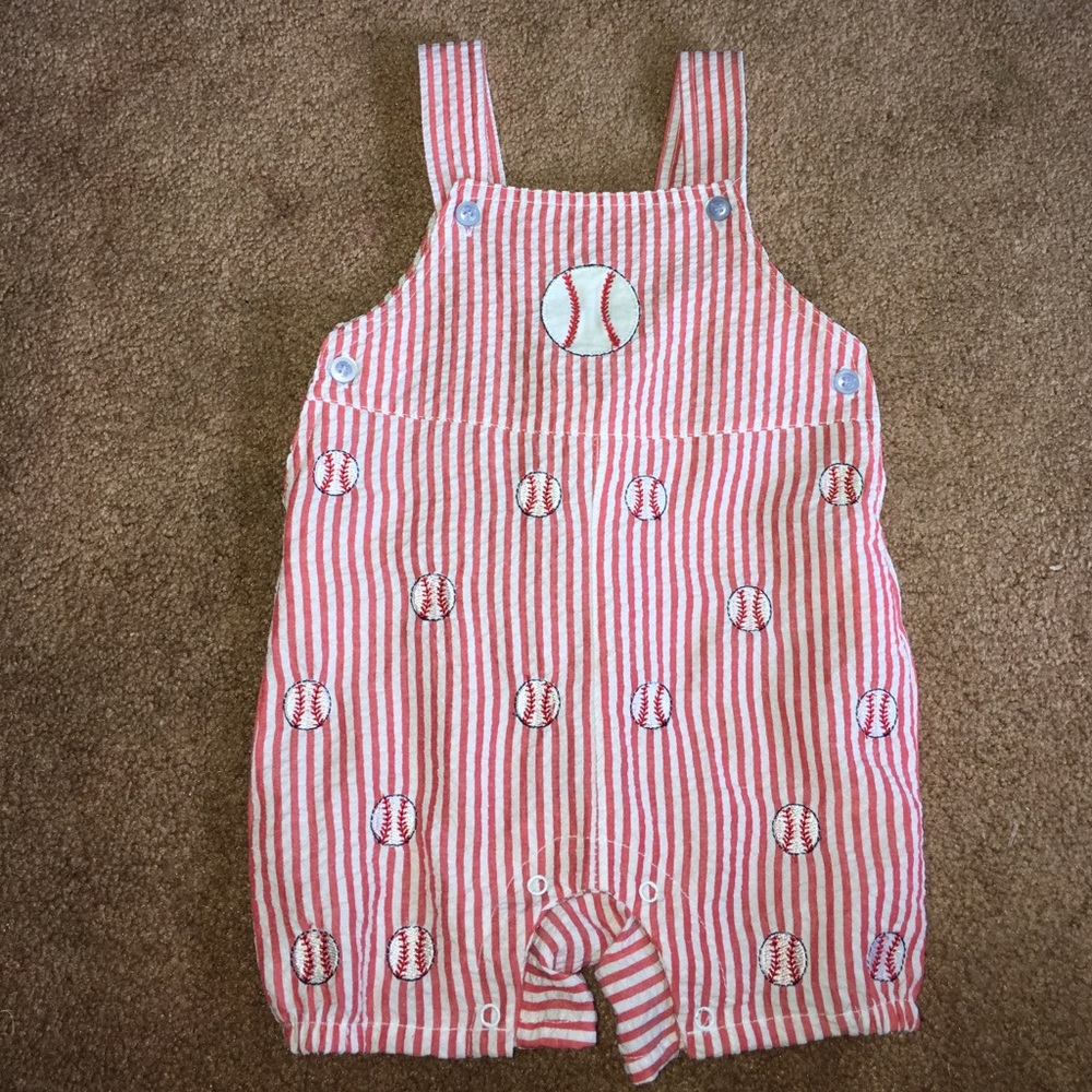 Baseball romper