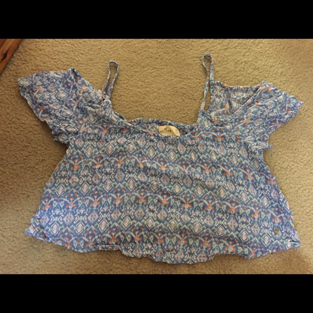 Hollister Off the Shoulder Crop Top