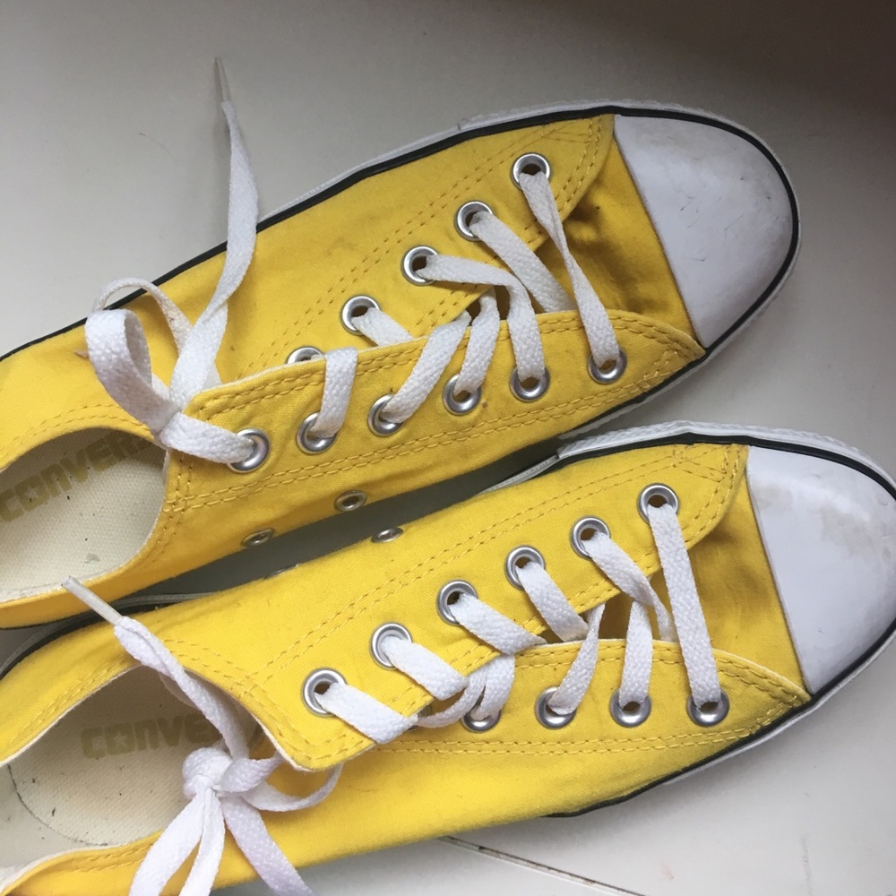 Buttercup Yellow Low-top Converse