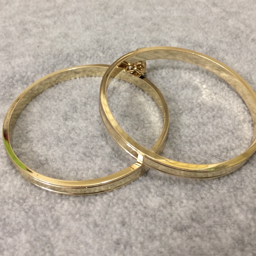 Victoria's Secret gold colored bangles