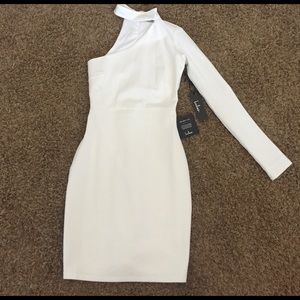 White cocktail dress