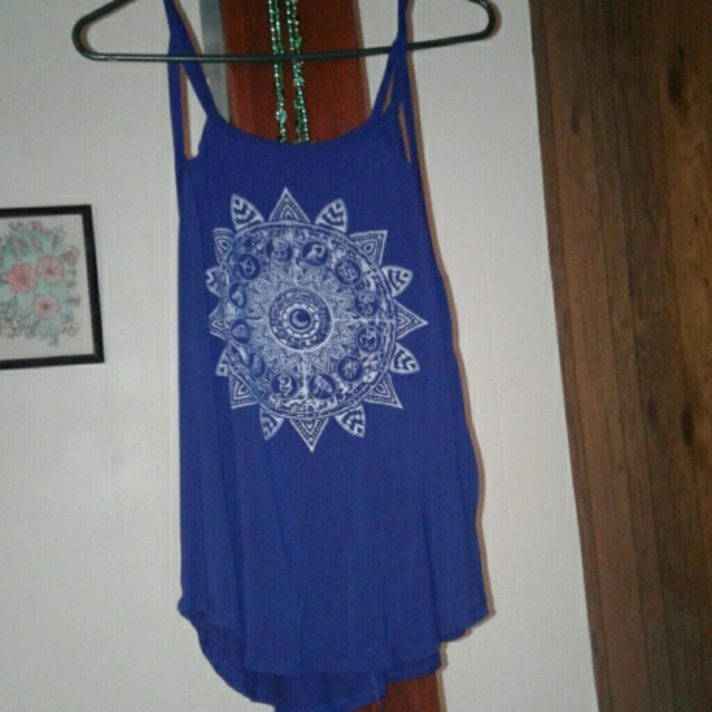 Zodiac Mandala tank top