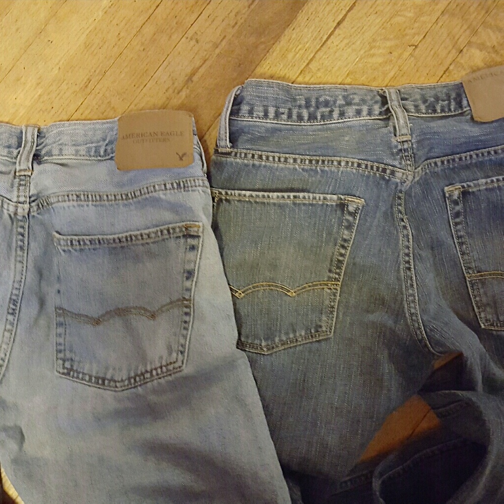 2 pairs American Eagle Jeans, Original Bootcut