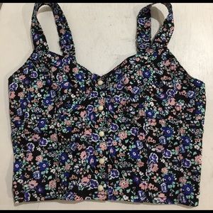 H&M Floral Crop Top