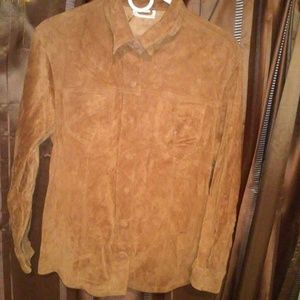 Nice French seude jacket/shirt size small/med