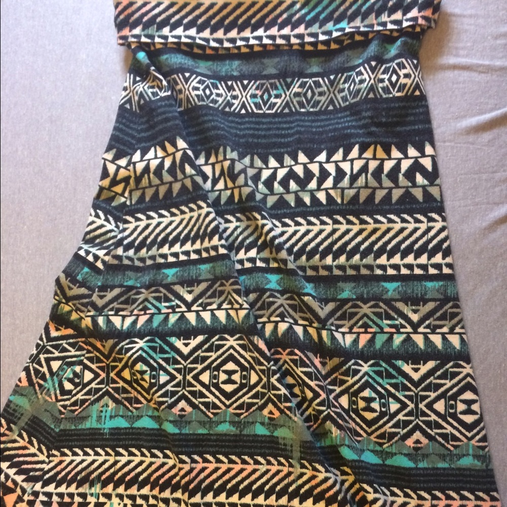 Tribal maxi skirt