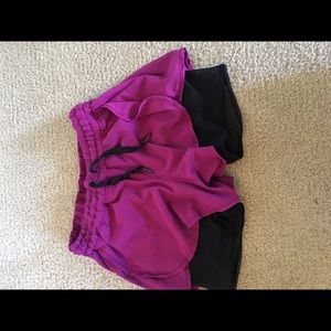 Lululemon fuchsia shorts