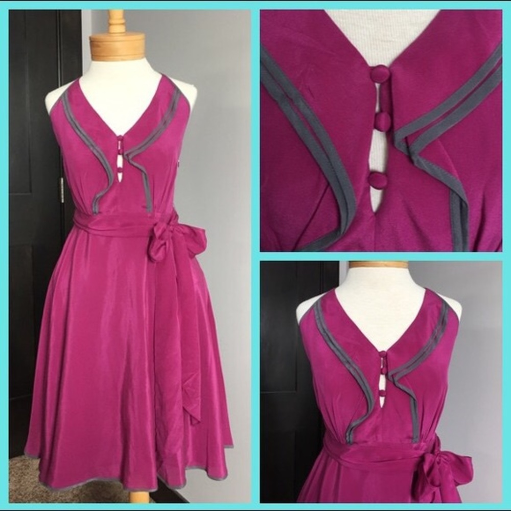 Anthropologie Girls From Savoy Gull Wing Dress