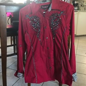 Roar Button Down Shirt