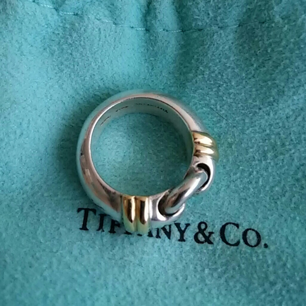 Tiffany and Company Disc Ring Size 4.5