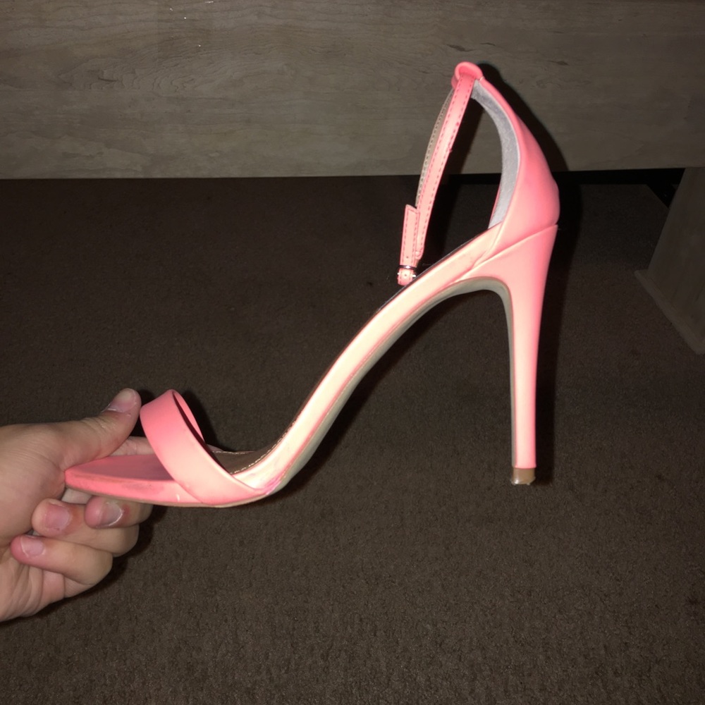 Orange Steve Madden heels
