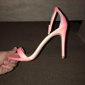 Orange Steve Madden heels