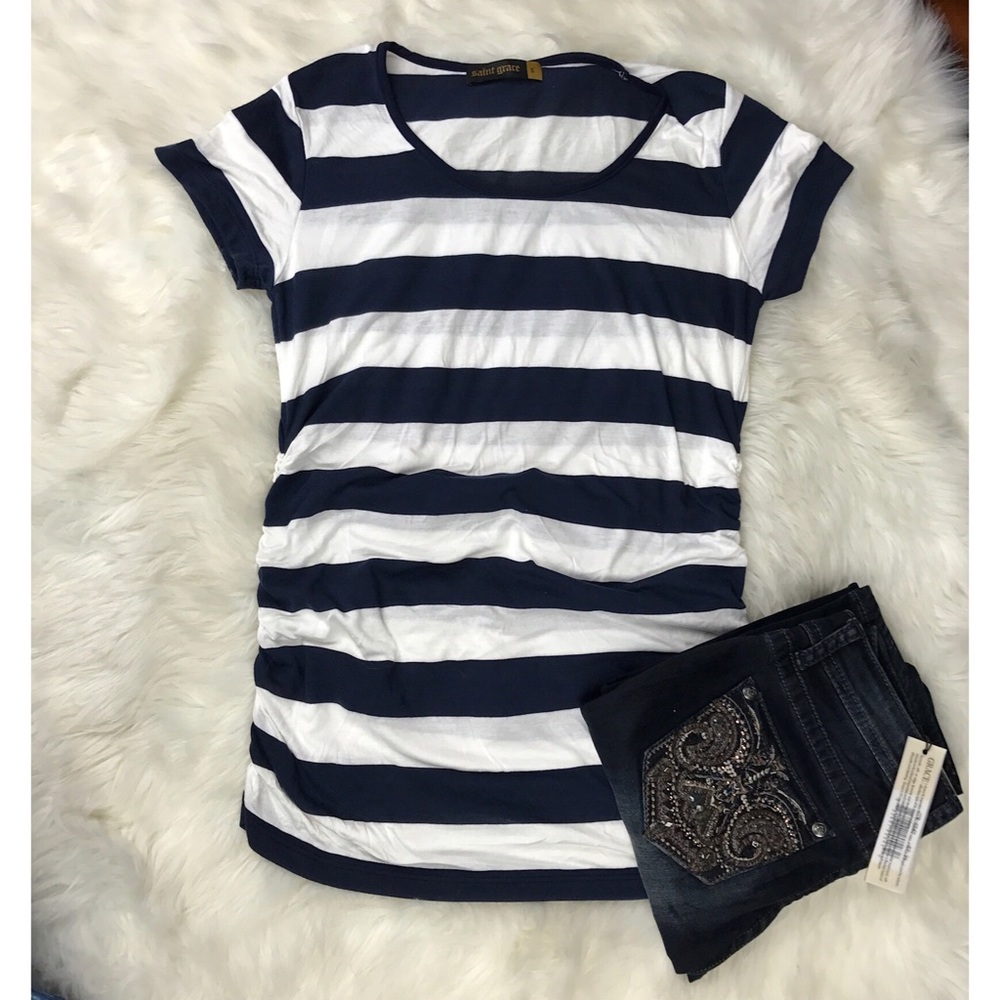 Saint Grace striped t shirt