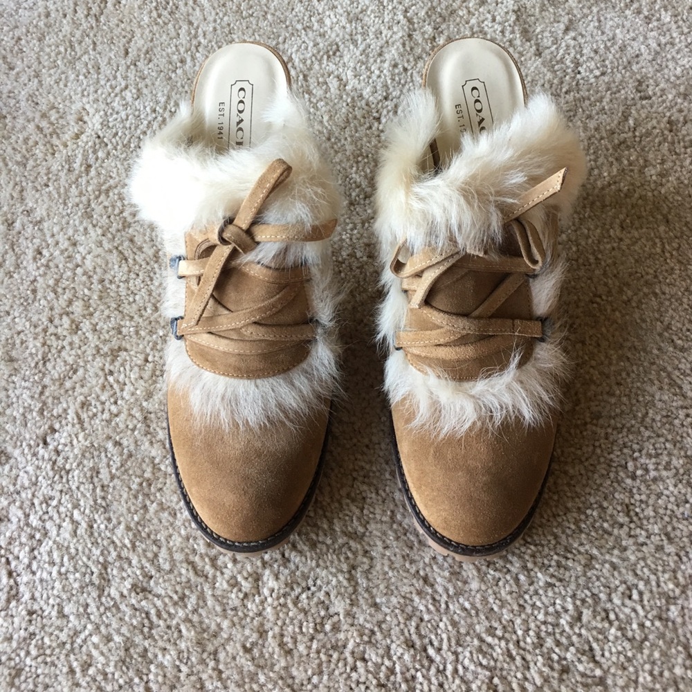 Coach Mules Size 11