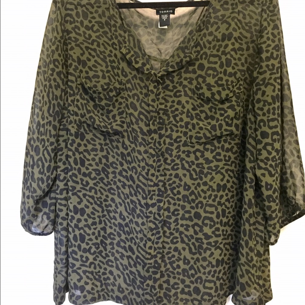 Leopard Blouse