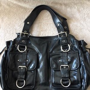Black TANO leather purse